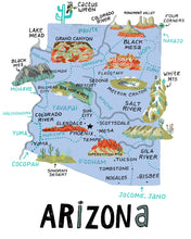 State of Arizona Wall Art