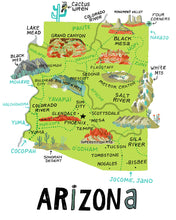 State of Arizona Wall Art