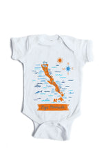 Baja Peninsula Baby Onesie-Personalized Baby Gift