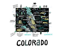 State of Colorado Wall Art