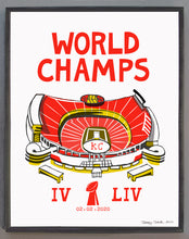 Chiefs World Champs Art Print