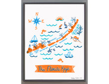 Florida Keys Wall Art-Custom City Print