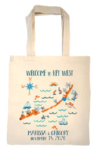 Florida Keys Wedding Welcome Tote Bag-Custom Wedding Tote