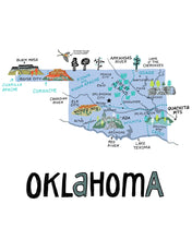State of Oklahoma Wall Art