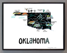 State of Oklahoma Wall Art