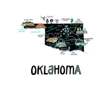 State of Oklahoma Wall Art