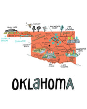 State of Oklahoma Wall Art