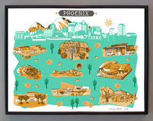 Phoenix Wall Art-Custom City Print