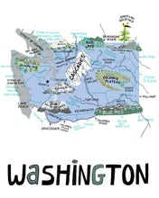 State of Washington Wall Art