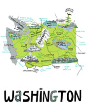 State of Washington Wall Art