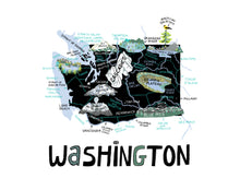 State of Washington Wall Art