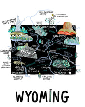 State of Wyoming Wall Art