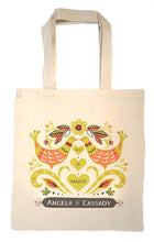 Mod Lovebirds Tote Bag
