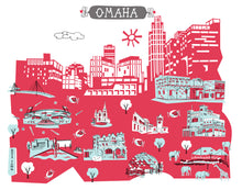 Omaha Wall Art-Custom City Print