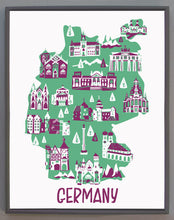 Landmark Map Print-Germany