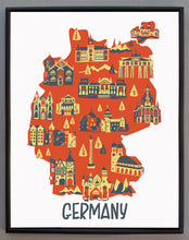 Landmark Map Print-Germany